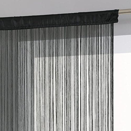 Interiørdesigner - Guopo Wire gardin 90x200cm Svart - Perfet