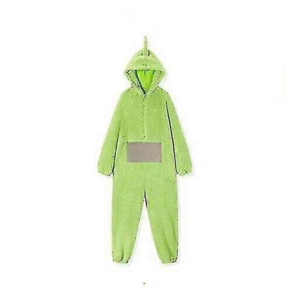 Teletubbies Kostyme Voksen - Disi Onesis Lala Cosplay Jumpsuit Pyjamas Karneval-Perfekt Green M