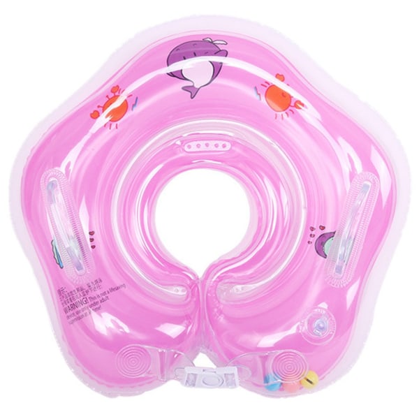 Nyfødt baby svømming oppblåsbar myk PVC svømmebasseng hals krage