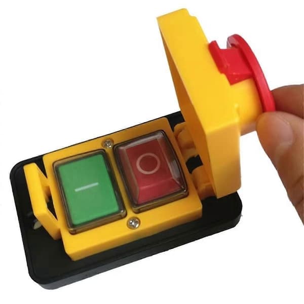 DZ05 7-polig 400V IP55 Trefas Elektromagnetisk Nödstopp Tryckknappsbrytare-Perfet