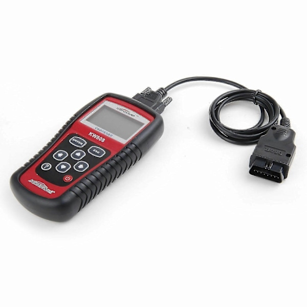 OBD2 KW808 Bil OBDII EOBD Motor Kontroll Live Data Kodläsare Diagnostisk Scanner-Perfet