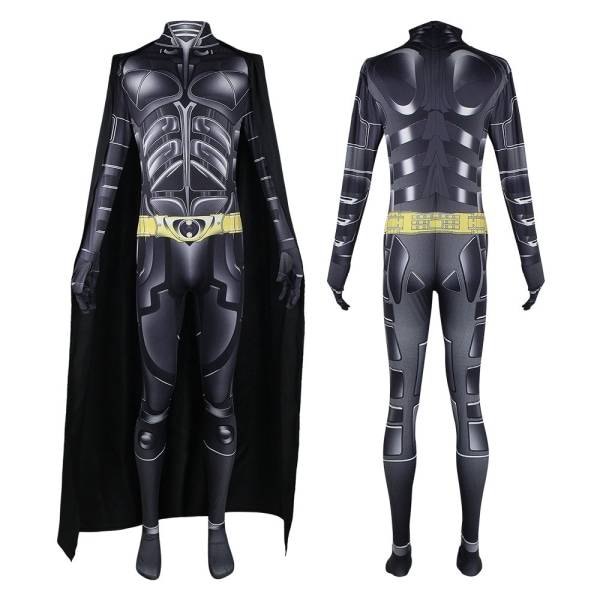 Batman Cosplay festdräkt för vuxna, Dark Knight Jumpsuit - Perfet 3XL
