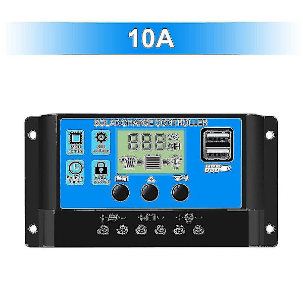 300w 12v/24v kit batteriklemmeoplader + 40a controller kompatibel med bil RV campingvogn Newway- Perfet