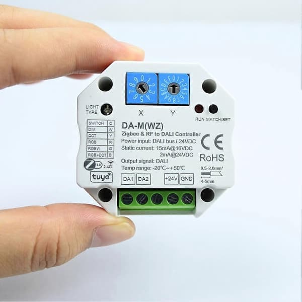 Tuya WiFi Zigbee Kompatibel med DALI Konverter Dimmer Kontroller da-M(WT)-Perfet