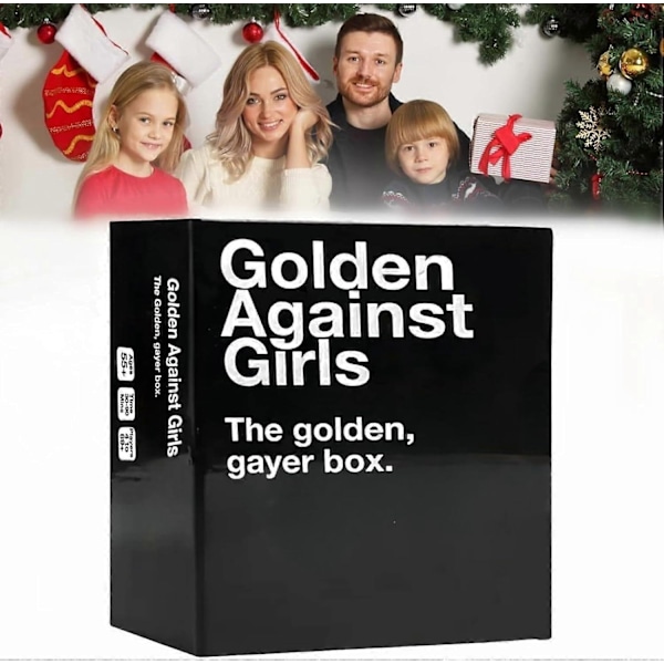 2025 Golden Against Girls The Golden Gayer Box Familjespel Kortspel - Perfekt
