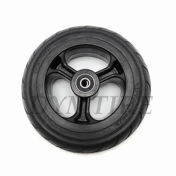145x40 Hjul 5.5-6 Tum Solid Däck med Plastnav Kompatibelt med Mini Elektrisk Scooter-Perfet solid tire