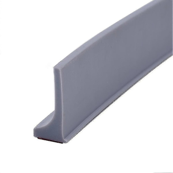 Silikon Duschbarriär Badrum Vattenstopp Vattenbarriär Tätningslist Torr och Våt Separation Dörrtätningslist - Perfekt Blue 50cm