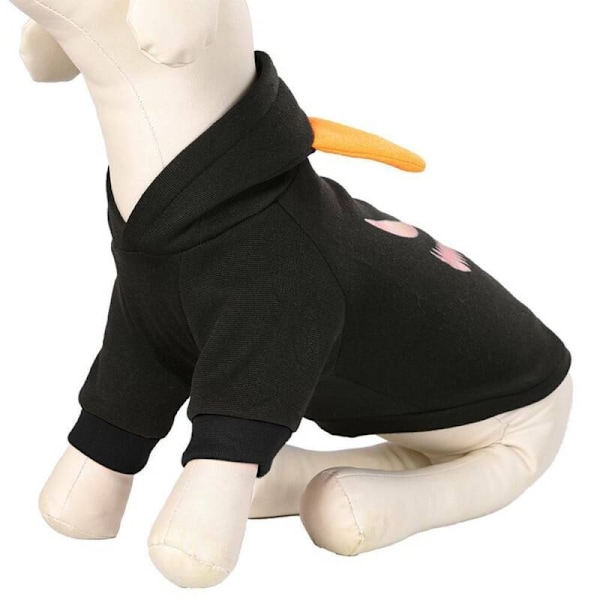 Halloween kæledyrstøj Hvalpe Hund Kat Fancy Kostume Græskar - Perfet Black XL