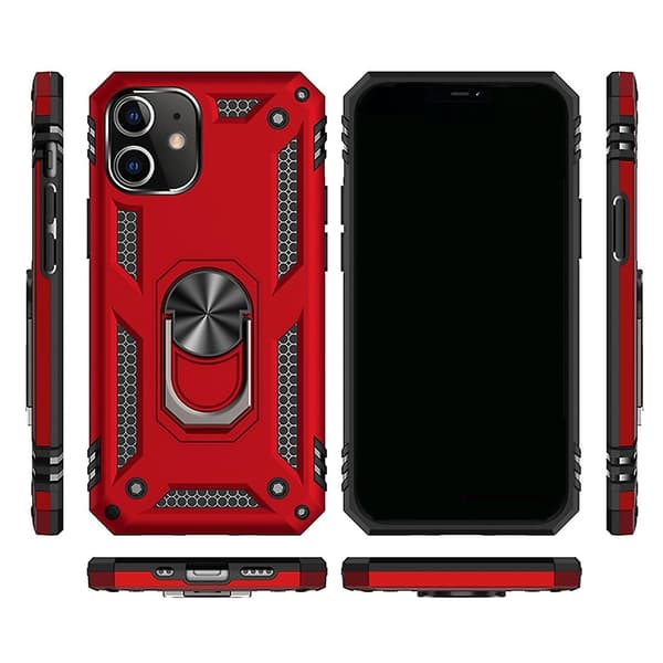 Kompatibel med iPhone 12 mini Støtsikkert Deksel - Perfekt Black