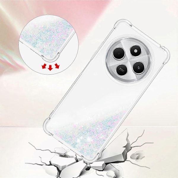 Kompatibel med Xiaomi Redmi 14C 4G Telefondeksel - Perfekt Laser/Hearts