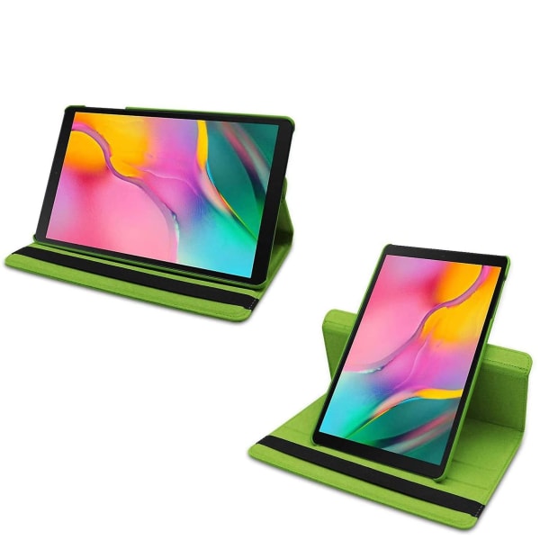 Cover til Galaxy Tab A 10.1 2019 (t510/t515), 360 Rotation Cover - Perfet green