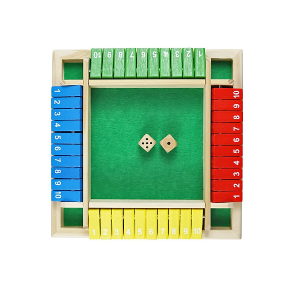 Shut The Box for 4 spillere - Perfet C