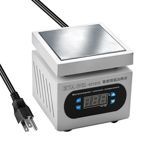 Aluminiumplatta Värmestation Elektronisk Varmplatta Bord Förvärmning PlatCompatible withm 0-400℃ Kompatibel med BGA Plantin-Perfet BY1010 - US Plug
