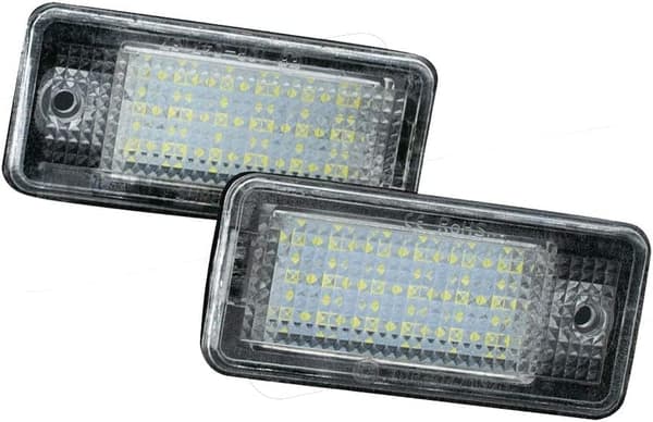 LED nummerpladelys 18 SMD til Audi A3/S3/A4/S4/A5/S5/A6/S6/A8/S8/Q7-WELLNGS