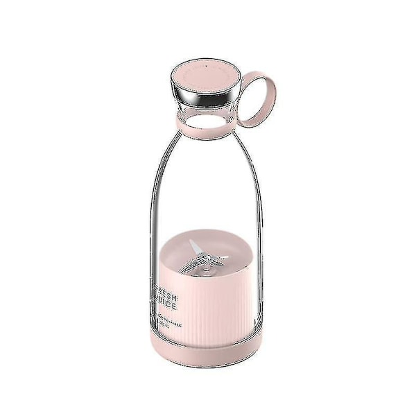 Bärbar Elektrisk Saftpressare Blender Usb Mini Fruktblender Saftpressare Fruktutvinnare Mat Shake Multifunktionell Saftpressare-Perfekt Pink