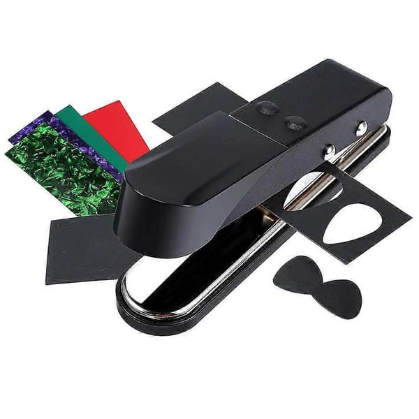 1 Set Gitarrplektrumstans med Gitarrplektrumremsa DIY Gitarrplektrumstans-Perfekt