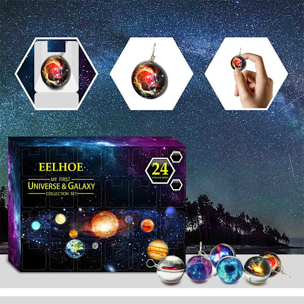 Planet Blind Box 2022 Joulun lähtölaskenta 24 päivän adventtikalenteri - Perfet