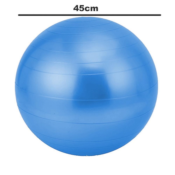 Yoga Smooth Ball for Fitness Exercise Pilates with Weight-Perfet blue 45cm