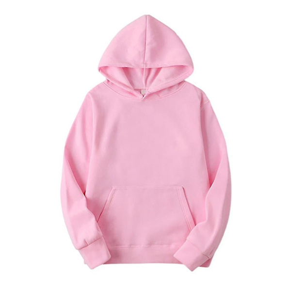 Hettegenser i bomull for kvinner - Perfekt Pink XL