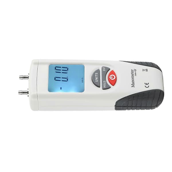 HT?1890 Handhållen Digital Manometer Differentialtrycksmätare Lufttrycksmätare 11 Valbara Enheter-Perfekt