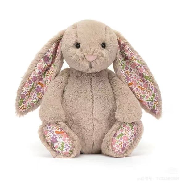 Jellycat Blossom Bunny Cherry Plyschleksak Medium 31cm-Perfekt Brown
