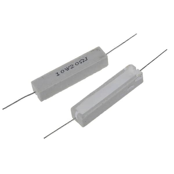 5x 10W 20 Ohm 5% Trådviklet Keramisk Cementmodstand 10 Watt-Perfet