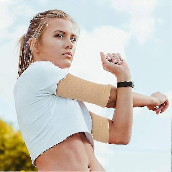 Arm Slankeformende Wrap, Arm Kompressions Wrap Ærme Hjælper med at Tabe Armfedt-Perfekt black