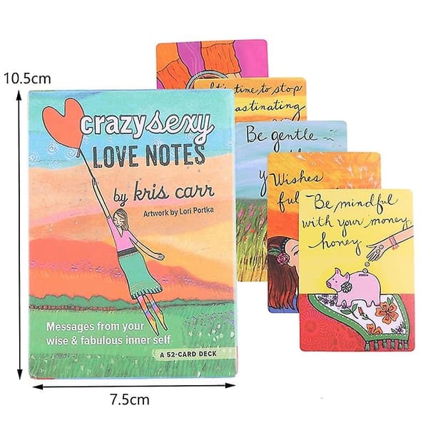 Crazy Sexy Love Notes Orakelkort Tarot Fest Profetia Spådom Brädspel - Perfekt