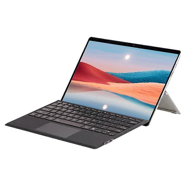 Kompatibelt med Microsoft Surface Pro 7+/7/6/5/4/3 Bakgrundsbelyst Bluetooth-tangentbord med pekplatta - Perfet Style D