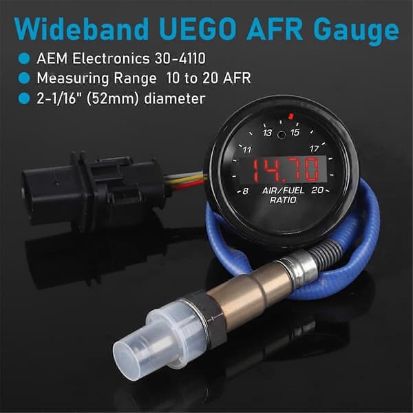 O2 Luft/Bränsleförhållande Mätarsats med LSU 4.9 Sensor 0258017025-Perfet
