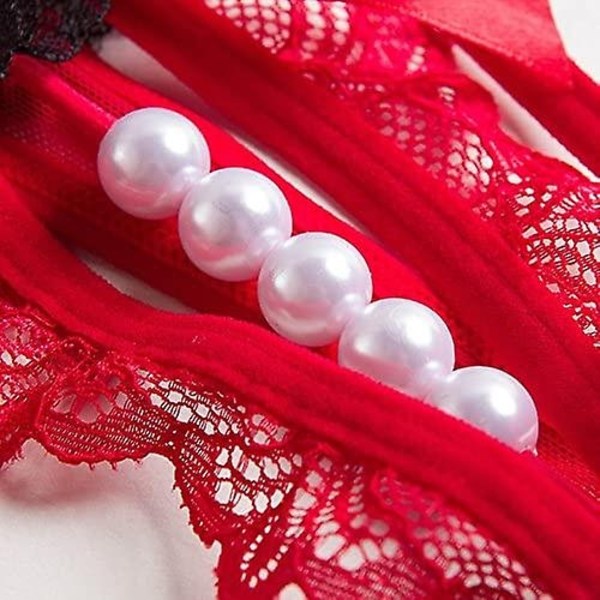 Perfekta sexiga trosor för kvinnor, trosor med spets G-string för kvinnor Strings G Strings S-3xl - Perfet M