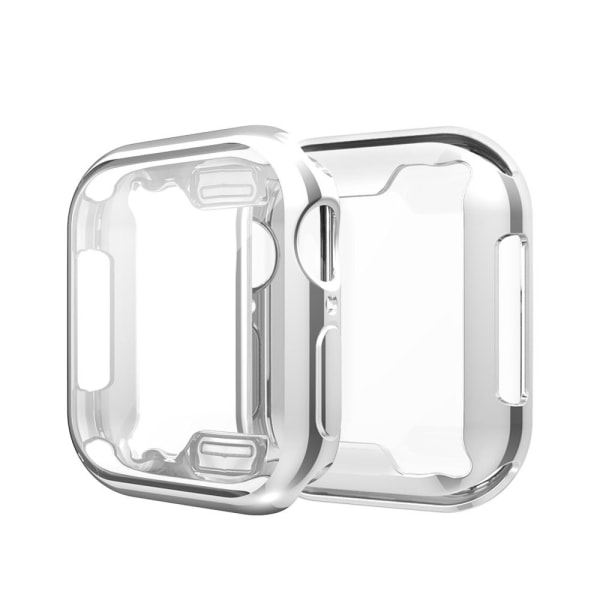 Full TPU case Apple Watch 4/5/6/SE Skärmskydd 44mm Klar - Perfet silver