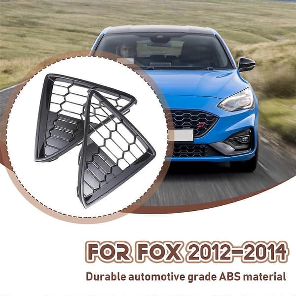3 stk. Honeycombed Front Bumper Nedre Grill Griller Kompatibel med Focus 12-14-Perfet