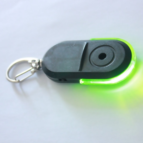 Röstaktiverad LED-nyckelsökare med 2 nycklar mot förlorad enhet - Perfet blue+green