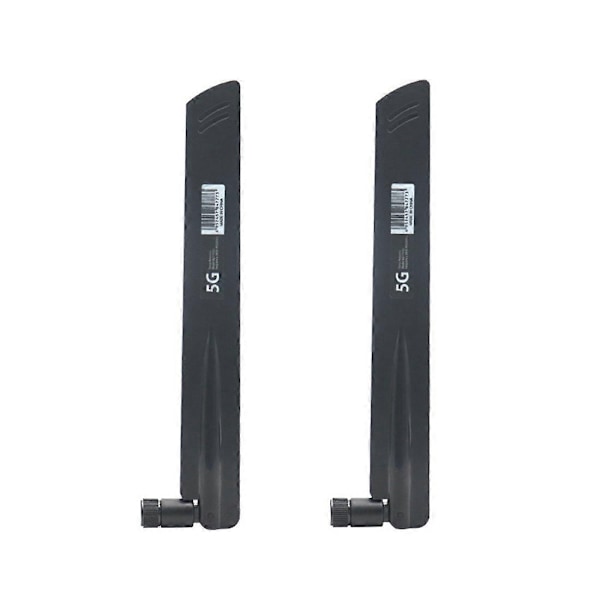 2 stk. 3G 4G 5G Antenne 600-6000MHz 18DBi Gain SMA Hann Kompatibel med Trådløst Nettverkskort Wifi Ruter High Si-Perfet