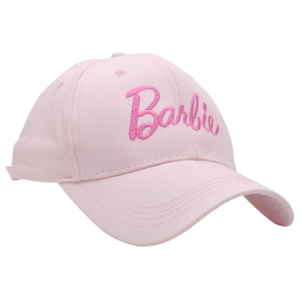 Barbie Baseball Cap Jenter Casual Brevbroderi Printed Outd - Perfet Light pink