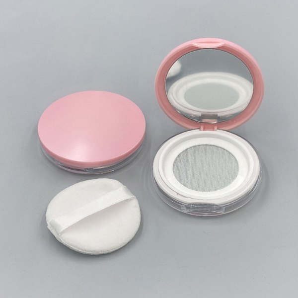 3g Ultra Tunn Tom Lös Powder Box Pot Makeup Jar Sifter - Perfet Pink