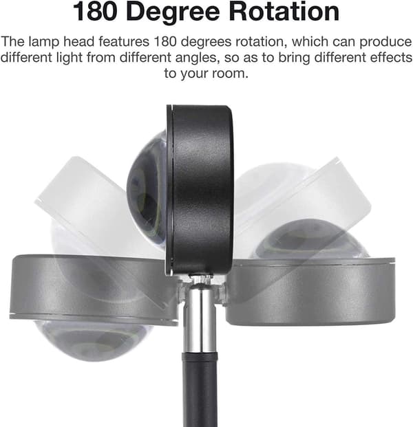 LED projektionsgulvlampe, rødt solnedgangslys, stemningslys, natlys