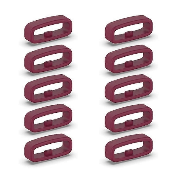 Silikon Festeløkke 18/20/22mm Stroppholder Erstatningstilbehør - Perfekt Red 22MM