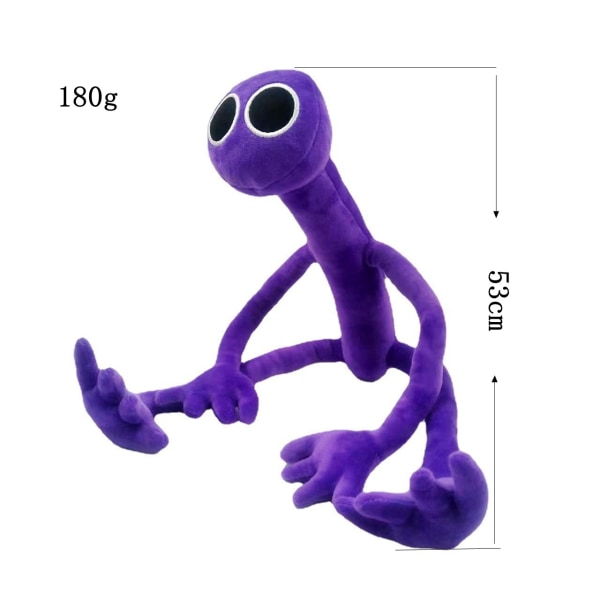 Rainbow Friends Plyschleksaksfigur 53cm - Perfet Purple 34cm