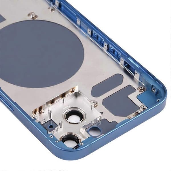 til iPhone 13 6.1 tommer Bag Batteri Hus Cover+Midterplade Ramme+Sideknapper Udskiftning - Perfekt Style C