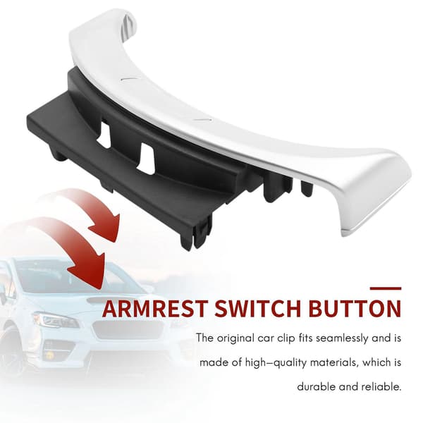 ABS+PC Midtkonsoll Armlene Bryter Knapp Deksel Trim for C GLC Klasse W205 W253 2015-2020-Perfekt