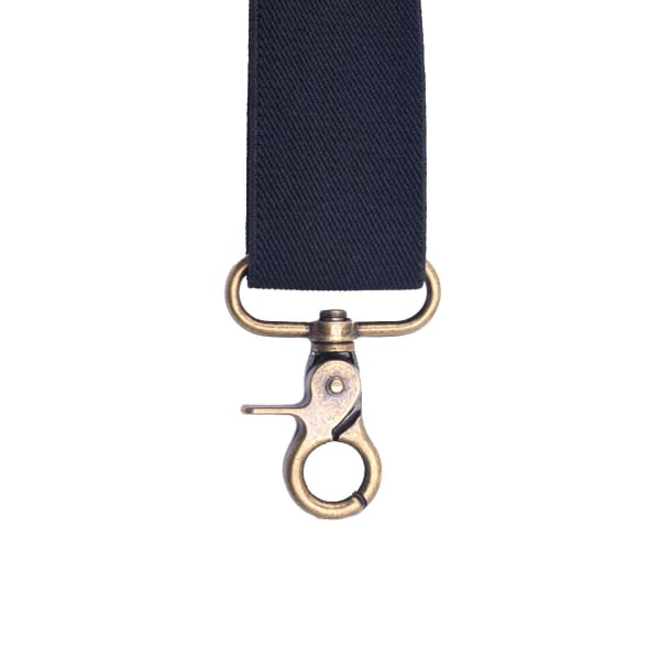 slingbälte för män, 4 starka clips, 4 cm brett, elastiskt, justerbar längd för damkontor - Perfet