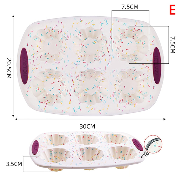 Non-stick Brødform Kake Brødform Bakeform – Perfet 6 inches