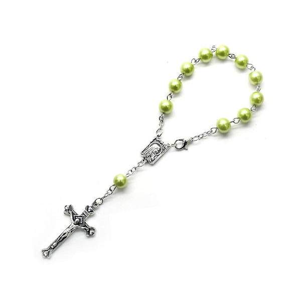 Minirosary Dopgåva 11-Pärlor Pärl Fingerrosary Bröllop Festfavorit-Perfekt 9