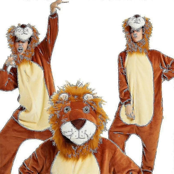 Leijonan Unipuku Eläin Onesie Yksisarvisen Unipuku Pegasuksen Asuste Kigurumi Unipuku Halloween Cosplay - Perfet M