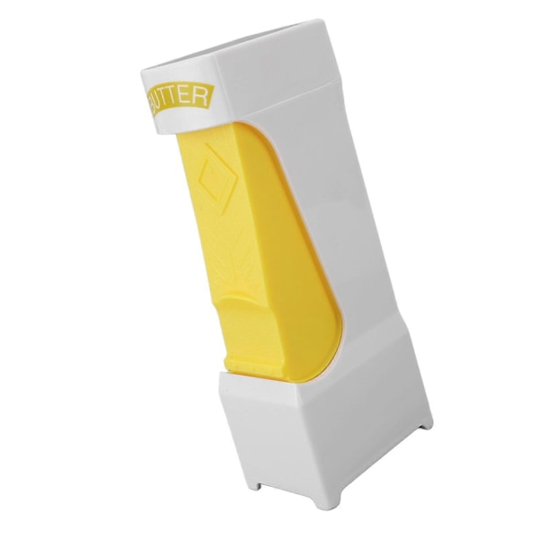Smørkutter ABS Ett Klikk Smør Ost Dispenser Kutter med Rustfritt Stål Blad Kompatibel med Å Lage Brød Kaker-Perfekt