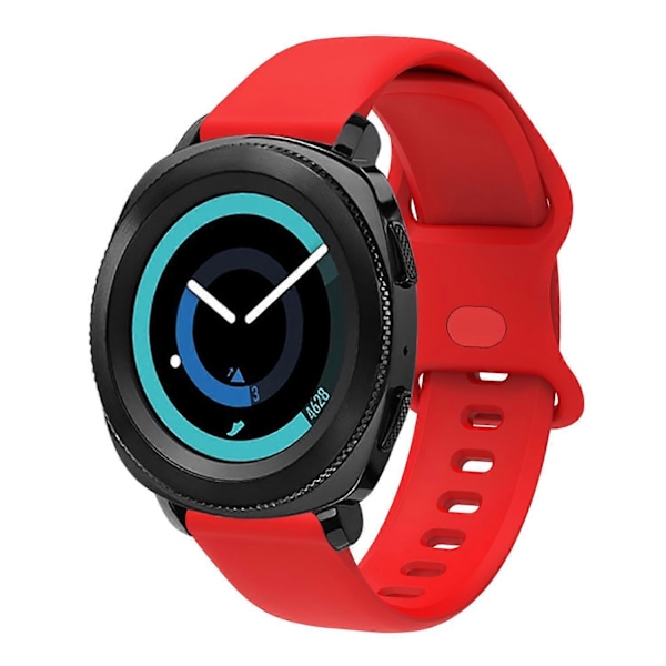 20 mm Universal Silikone Urrem Udskiftning til Samsung Galaxy Watch Active/Active2 40 mm/Watch 42 mm/Huami Amazfit GTR (42 mm)/Garmin-Perfet Red
