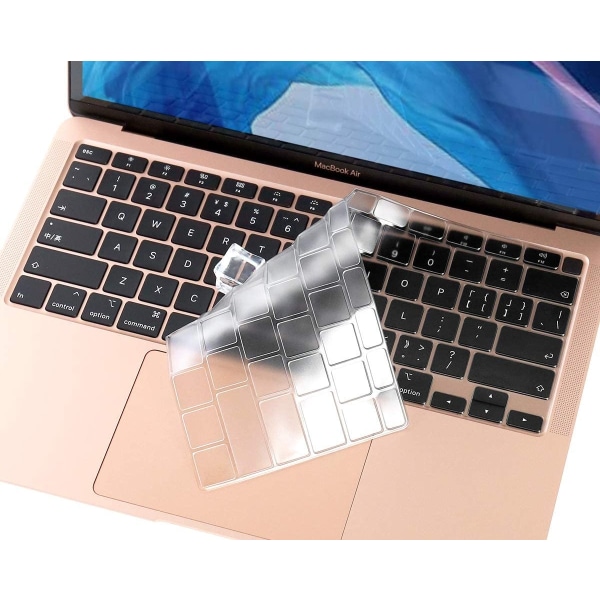 Tastaturdeksel til MacBook Air 13" Silikon Transparent - Perfet