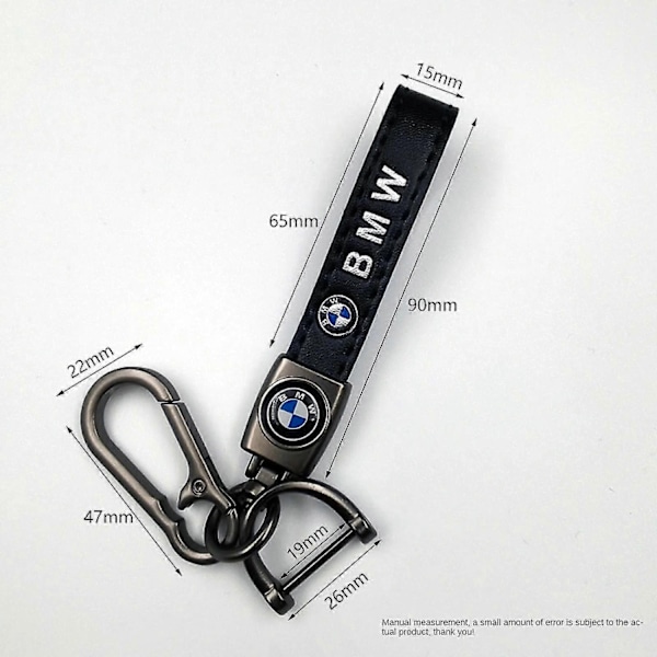 Bil Cykel Nyckelring Metallfinish | Kraftig Nyckelkedja | Nyckelring och Krokbeslag - Perfekt Silver Hardware Mazda